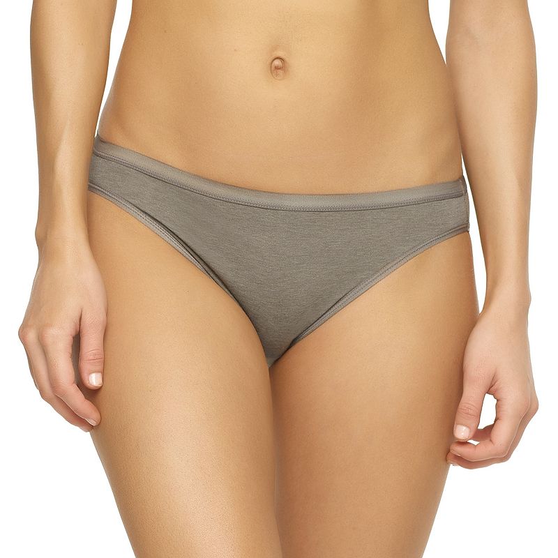 Women's Jezebel Cotton Bikini Panty 630121, Size: XS, Grey