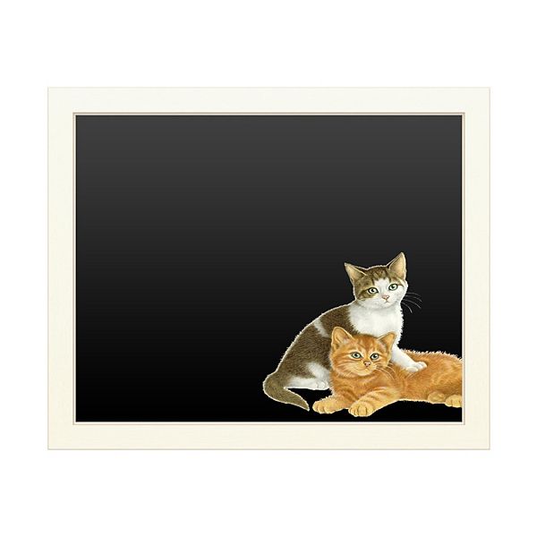 Trademark Fine Art 'Two Friends' Chalkboard Wall Decor