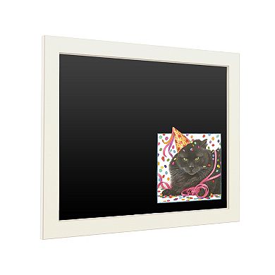Trademark Fine Art 'Black Cat Birthday' Chalkboard Wall Decor