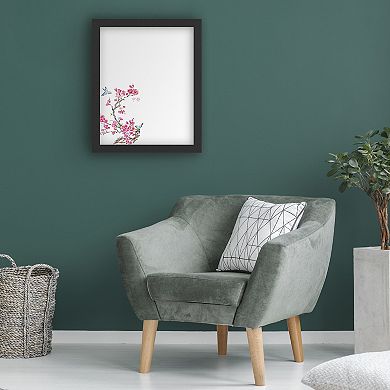 Trademark Fine Art 'Cherry Blossom Serenity Birds' Dry Erase Board Wall Decor