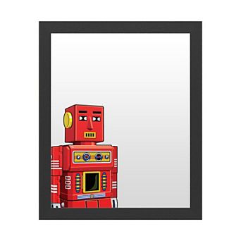 Trademark Fine Art Ron Magnes Vintage Red Robot Marker Board