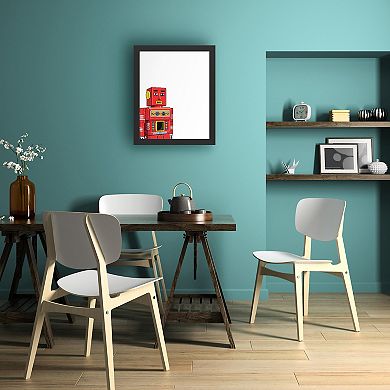 Trademark Fine Art Ron Magnes Vintage Red Robot Marker Board