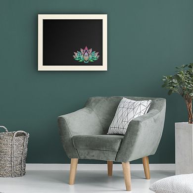 Trademark Fine Art Dean Russo Lotus Flower Chalkboard