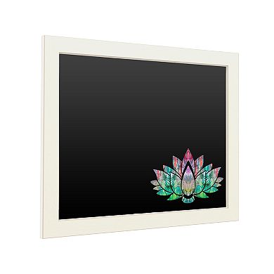 Trademark Fine Art Dean Russo Lotus Flower Chalkboard
