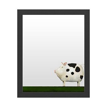 Trademark Fine Art 'Le Pig 1' Dry Erase Board Wall Decor