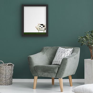Trademark Fine Art 'Le Pig 1' Dry Erase Board Wall Decor