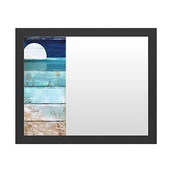 Trademark Fine Art 'Beach Moonrise I' Dry Erase Board Wall Decor