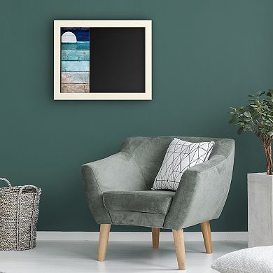 Trademark Fine Art 'Beach Moonrise I' Chalkboard Wall Decor