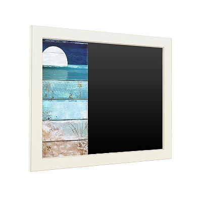 Trademark Fine Art 'Beach Moonrise I' Chalkboard Wall Decor