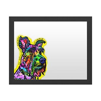 Trademark Fine Art 'My Schnauzer' Dry Erase Board Wall Decor