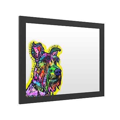Trademark Fine Art 'My Schnauzer' Dry Erase Board Wall Decor