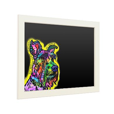 Trademark Fine Art 'My Schnauzer' Chalkboard Wall Decor