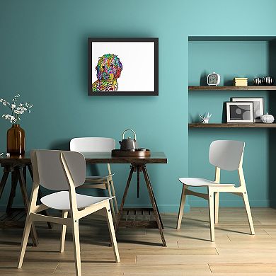 Trademark Fine Art 'Sweet Poodle' Dry Erase Board Wall Decor