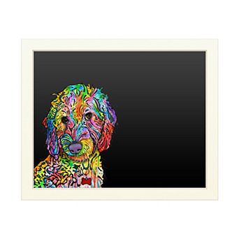 Trademark Fine Art 'Sweet Poodle' Chalkboard Wall Decor