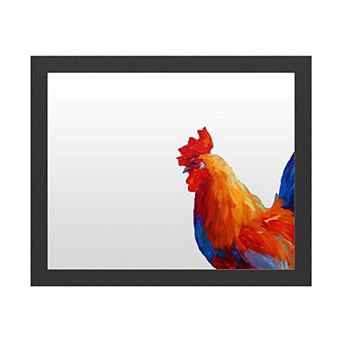 Trademark Fine Art 'Rooster Bob 1' Dry Erase Board Wall Decor