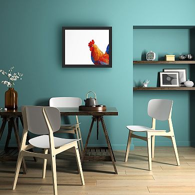 Trademark Fine Art 'Rooster Bob 1' Dry Erase Board Wall Decor