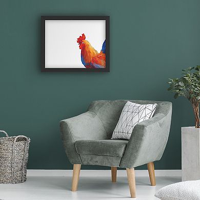 Trademark Fine Art 'Rooster Bob 1' Dry Erase Board Wall Decor