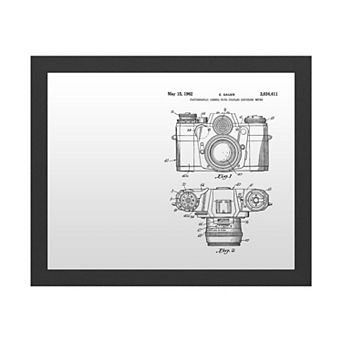 Trademark Fine Art 'Photographic Camera Patent 1962' Dry Erase Board Wall Decor