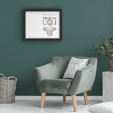 Trademark Fine Art 'Photographic Camera Patent 1962' Dry Erase Board Wall Decor