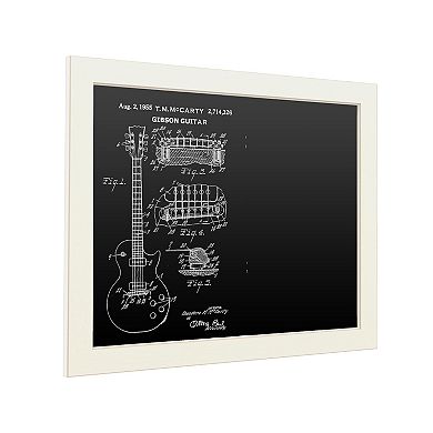 Trademark Fine Art '1955 Mccarty Gibson Guitar Patent' Chalkboard Wall Decor