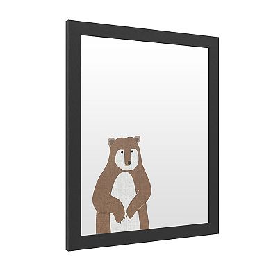Trademark Fine Art 'Brown Bear Linen' Dry Erase Board Wall Decor