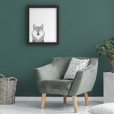 Trademark Fine Art 'Gray Wolf' Dry Erase Board Wall Decor