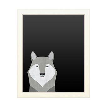 Trademark Fine Art 'Gray Wolf' Chalkboard Wall Decor