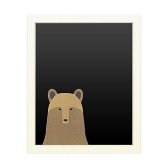 Trademark Fine Art 'Grizzly Bear Linen' Chalkboard Wall Decor