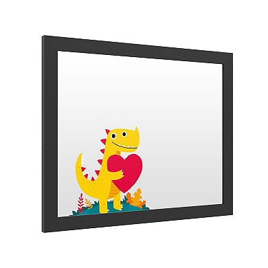 Trademark Fine Art 'Dino Love' Dry Erase Board Wall Decor