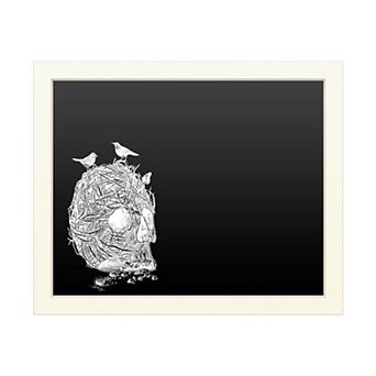 Trademark Fine Art 'Skull Nest Binds' Chalkboard Wall Decor