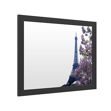 Trademark Fine Art 'Eiffel Tower with Blossoms' Dry Erase Board Wall Decor