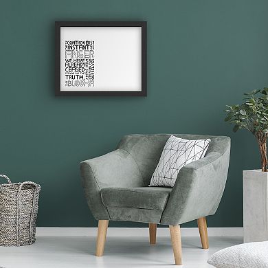 Trademark Fine Art 'Anger in Controversy II' Dry Erase Board Wall Decor