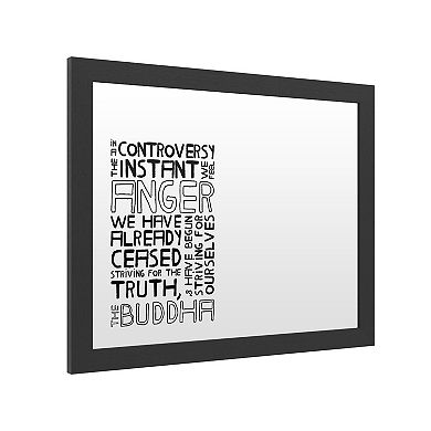 Trademark Fine Art 'Anger in Controversy II' Dry Erase Board Wall Decor