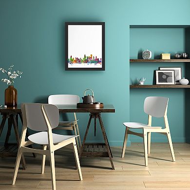 Trademark Fine Art 'Chicago Illinois Skyline' Dry Erase Board Wall Decor