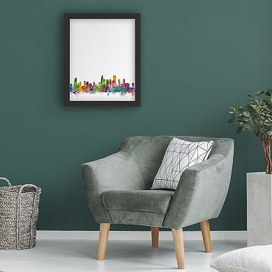 Trademark Fine Art 'Chicago Illinois Skyline' Dry Erase Board Wall Decor