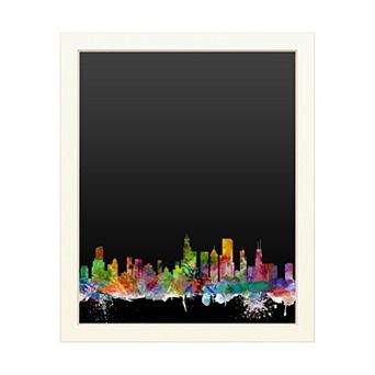 Trademark Fine Art 'Chicago Illinois Skyline' Chalkboard Wall Decor