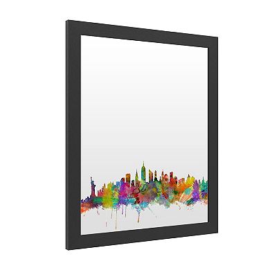 Trademark Fine Art 'New York City Skyline' Dry Erase Board Wall Decor