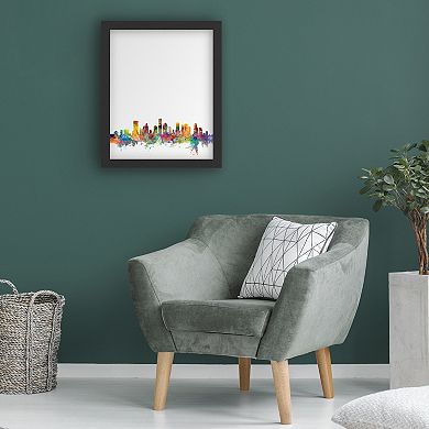 Trademark Fine Art 'Houston Texas Skyline' Dry Erase Board Wall Decor