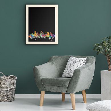 Trademark Fine Art 'Houston Texas Skyline' Chalkboard Wall Decor