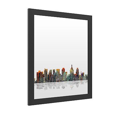 Trademark Fine Art 'Philadelphia Pennsylvania Skyline' Dry Erase Board Wall Decor