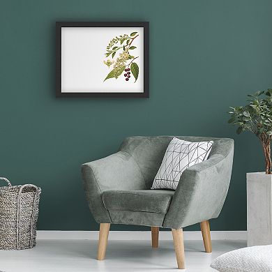 Trademark Fine Art Vision Studio 'Midnight Botanical Ii' Dry Erase Board