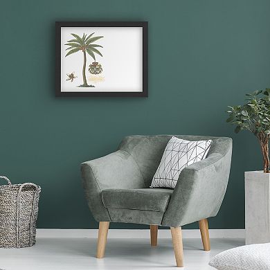 Trademark Fine Art 'Palm On Black I' Dry Erase Board