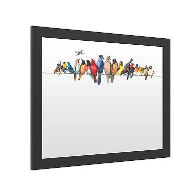 Trademark Fine Art 'Large Bird Menagerie Ii' Dry Erase Board