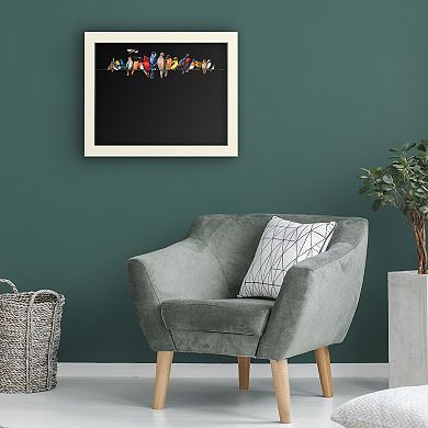 Trademark Fine Art 'Large Bird Menagerie Ii' Chalkboard