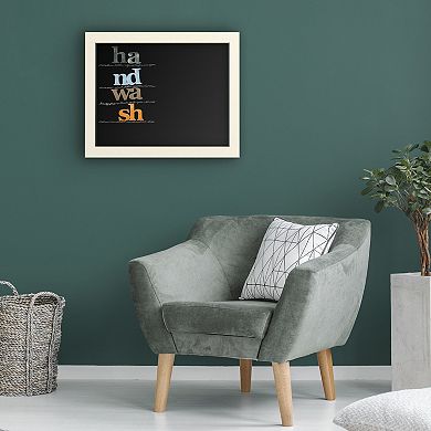 Trademark Fine Art 'Laundry Lines Iii' Chalkboard