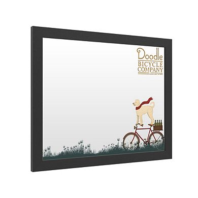 Trademark Fine Art 'White Doodle on Bike Summer' Dry Erase Board