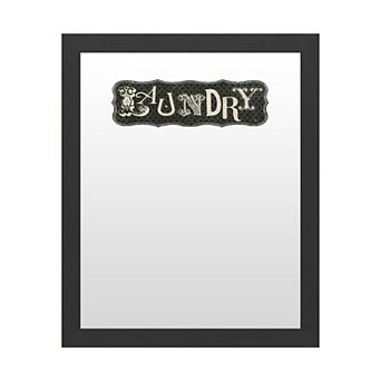 Trademark Fine Art 'Room Signs I - Laundry' Dry Erase Board