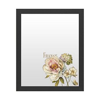 Trademark Fine Art 'Marche de Fleurs on Black' Dry Erase Board