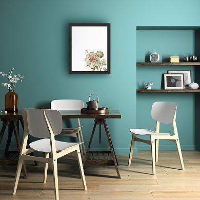 Trademark Fine Art 'Marche de Fleurs on Black' Dry Erase Board