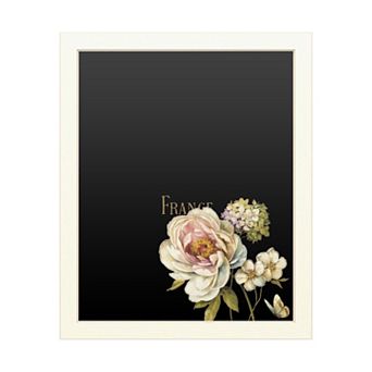 Trademark Fine Art 'Marche de Fleurs on Black' Chalkboard